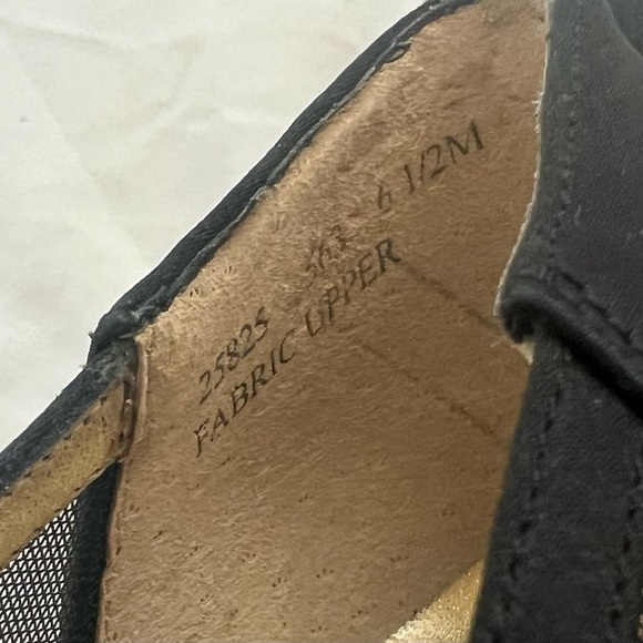 Apostrophe Lettie Vintage Black Heels Mesh Detail - Picture 7 of 9